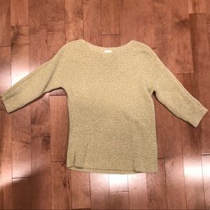 Gold Chico’s sweater